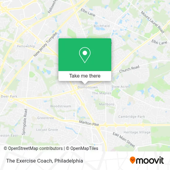 The Exercise Coach map