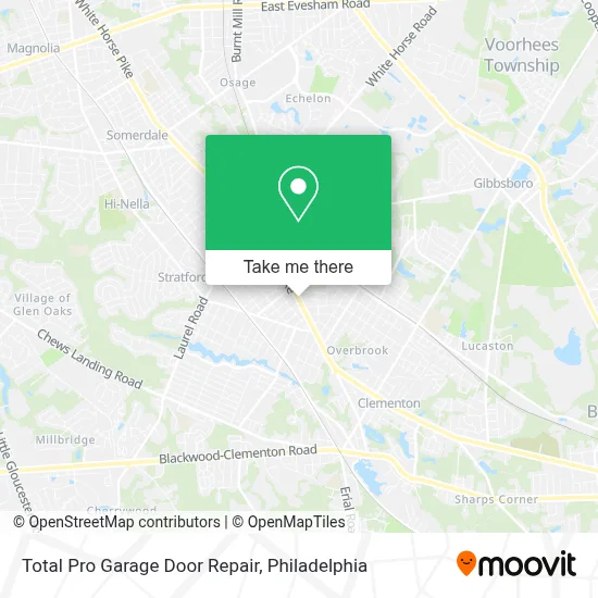 Total Pro Garage Door Repair map