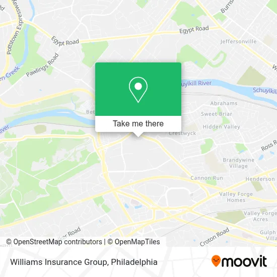 Williams Insurance Group map