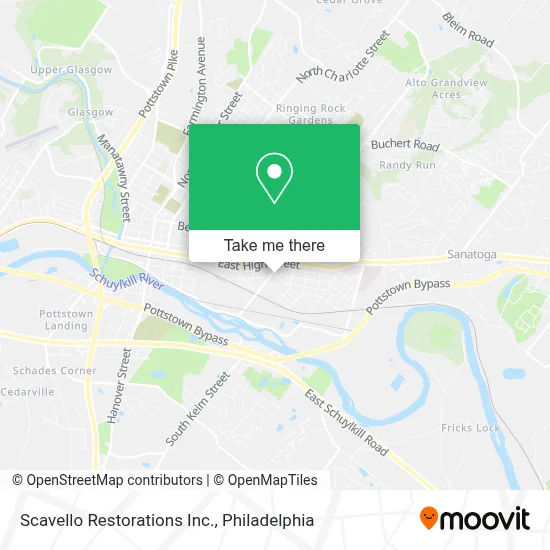 Scavello Restorations Inc. map