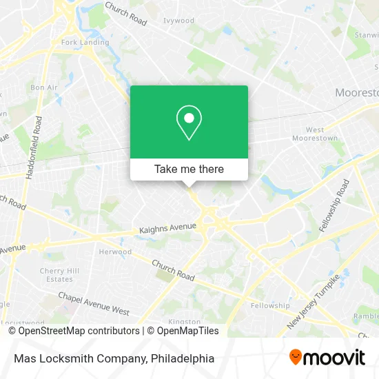 Mas Locksmith Company map