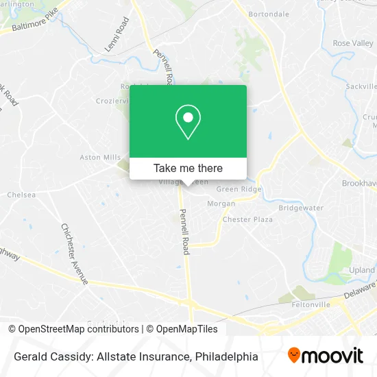 Gerald Cassidy: Allstate Insurance map
