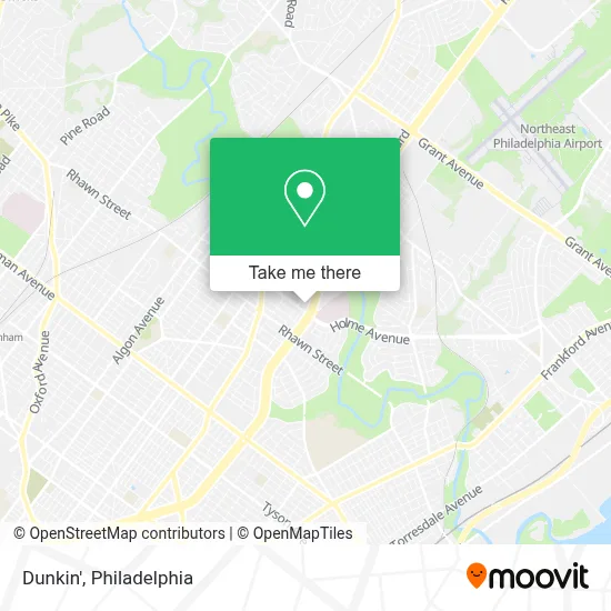 Dunkin' map