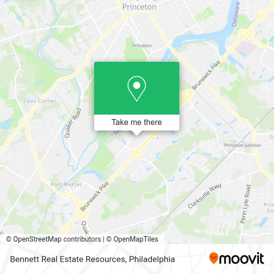 Bennett Real Estate Resources map