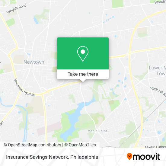 Insurance Savings Network map