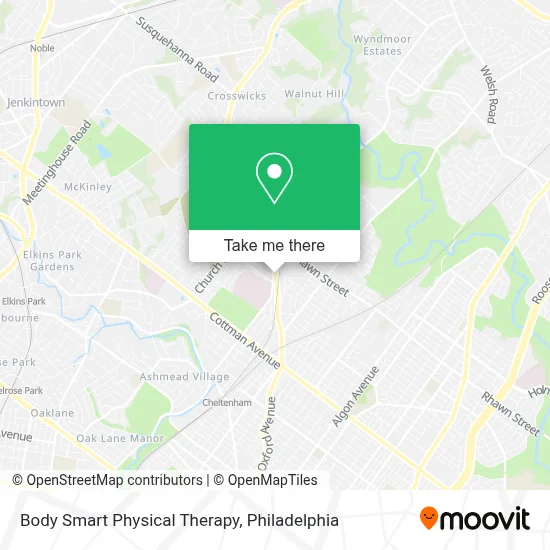 Body Smart Physical Therapy map