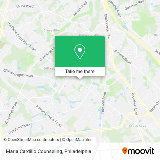 Maria Cardillo Counseling map