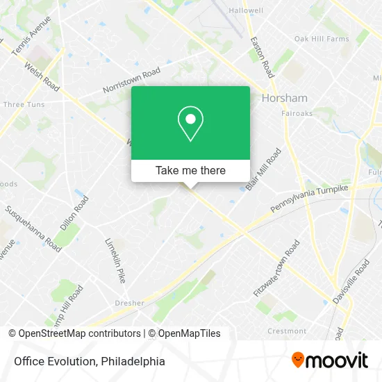 Office Evolution map