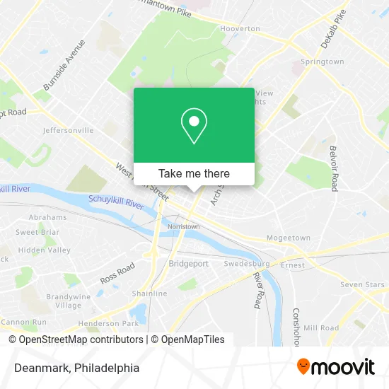 Deanmark map