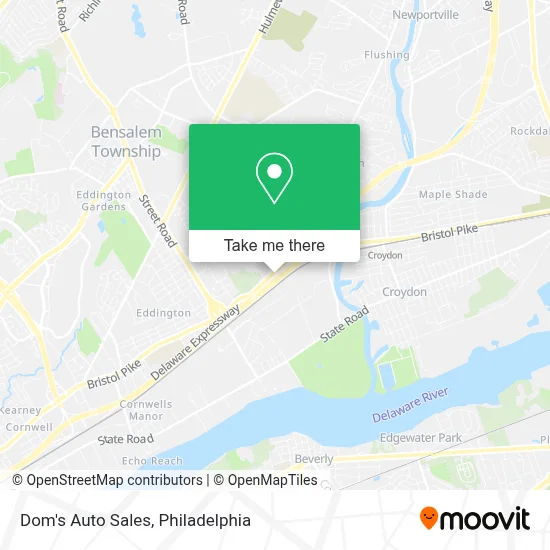 Dom's Auto Sales map