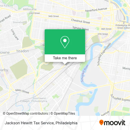Jackson Hewitt Tax Service map
