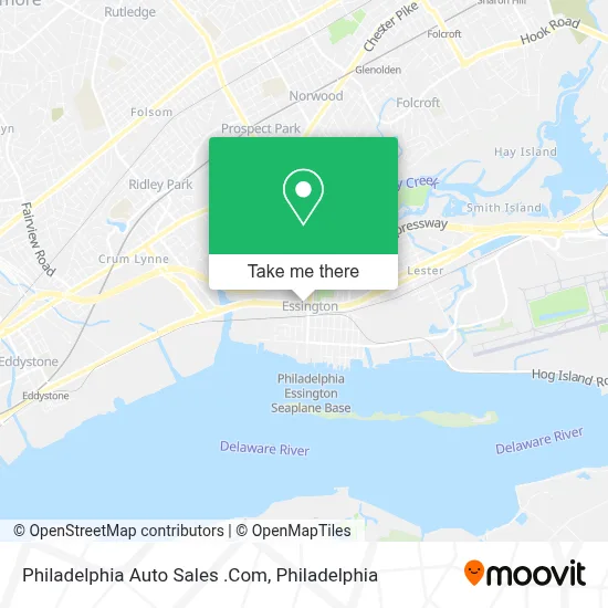 Philadelphia Auto Sales .Com map