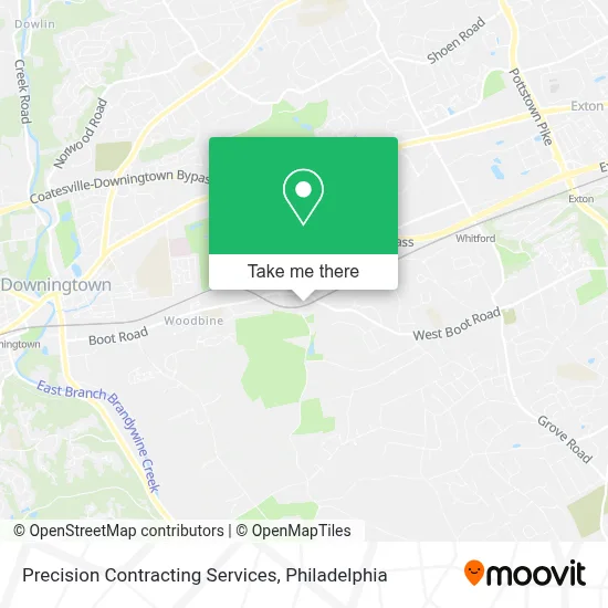 Precision Contracting Services map