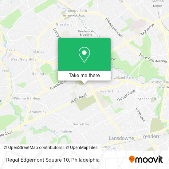 Regal Edgemont Square 10 map
