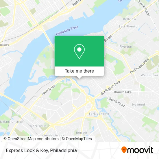 Express Lock & Key map