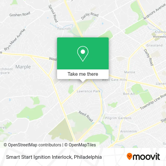 Smart Start Ignition Interlock map