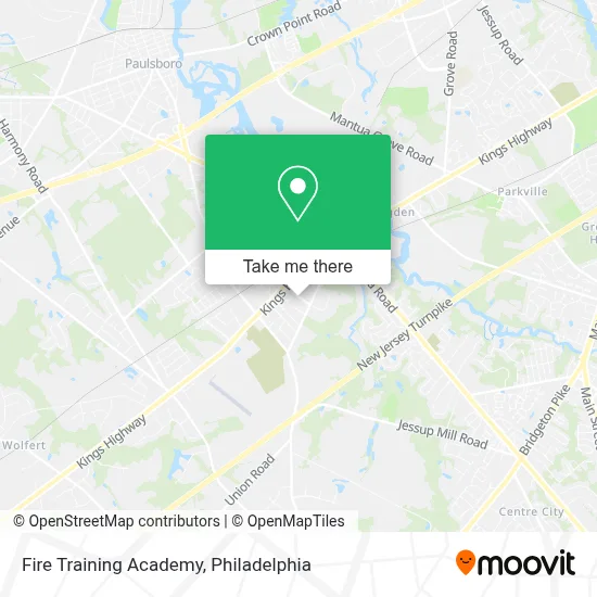 Fire Training Academy map