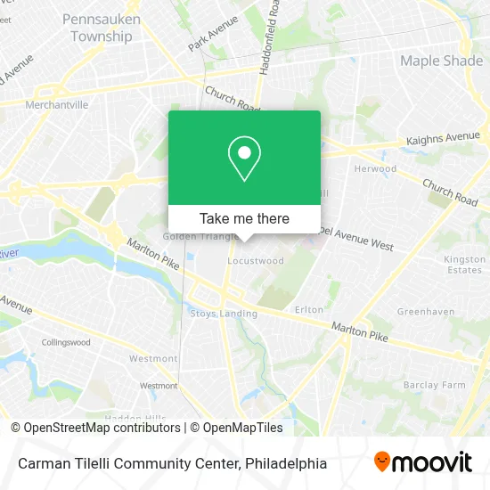 Carman Tilelli Community Center map