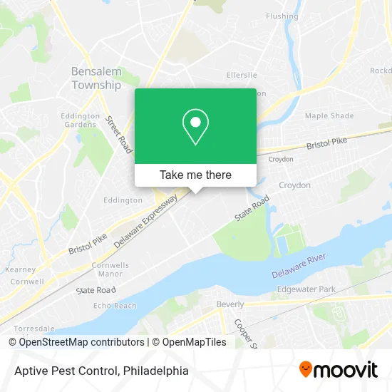 Aptive Pest Control map