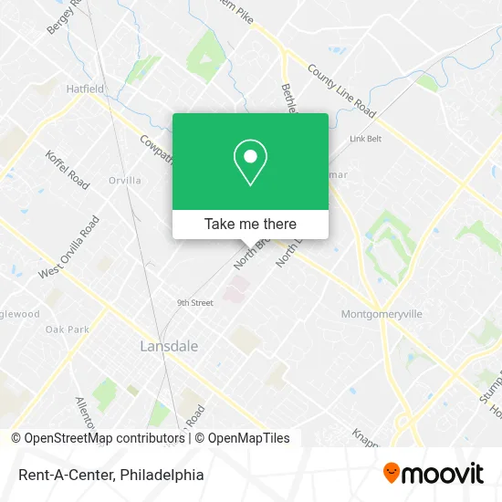Rent-A-Center map