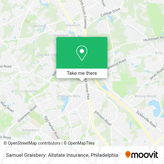 Samuel Graisbery: Allstate Insurance map