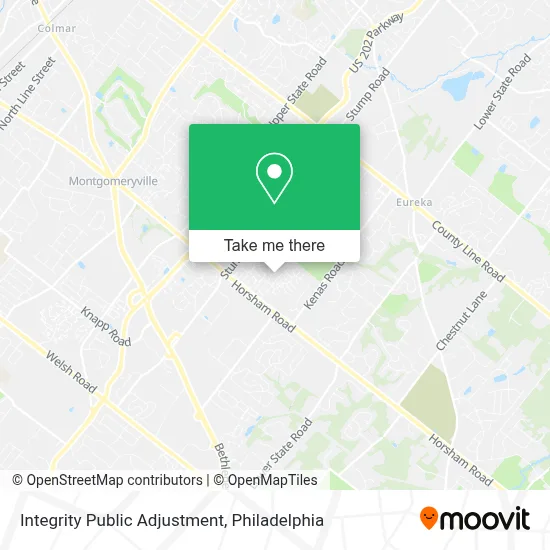 Integrity Public Adjustment map