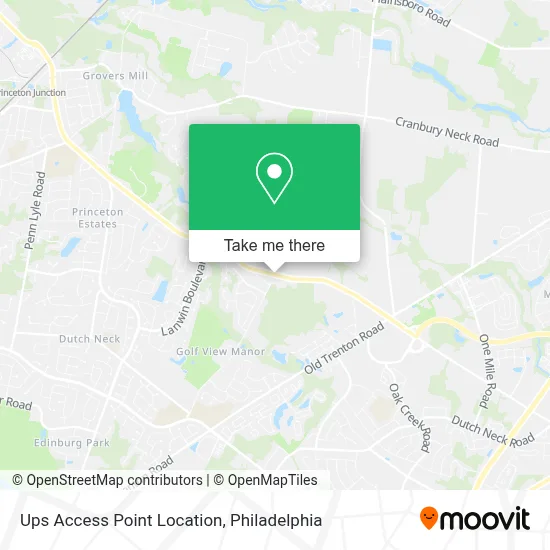Ups Access Point Location map