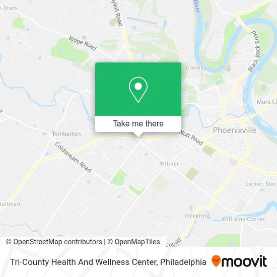 Tri-County Health And Wellness Center map