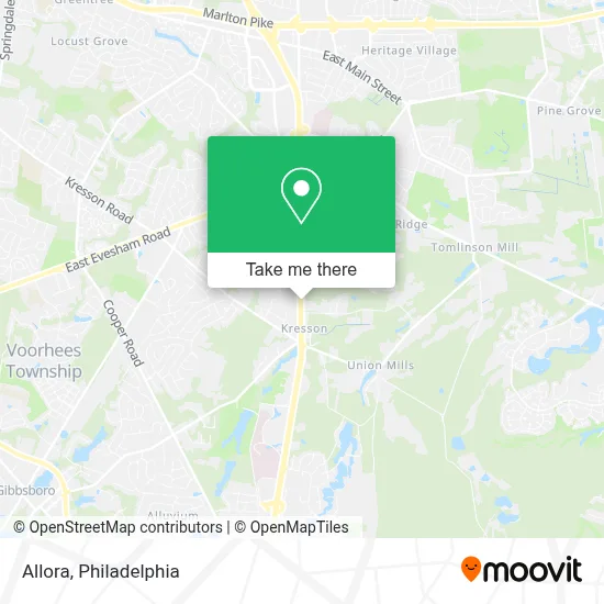 Allora map