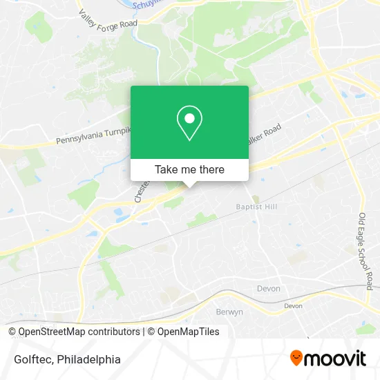 Golftec map