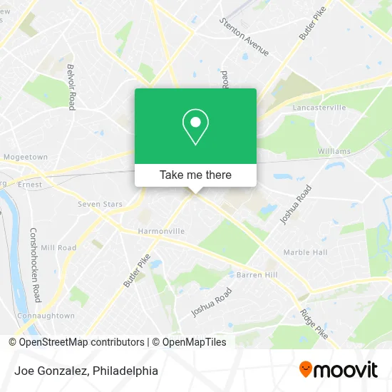 Joe Gonzalez map