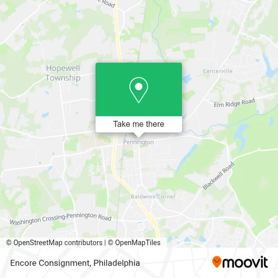 Encore Consignment map