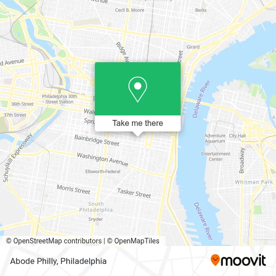 Abode Philly map