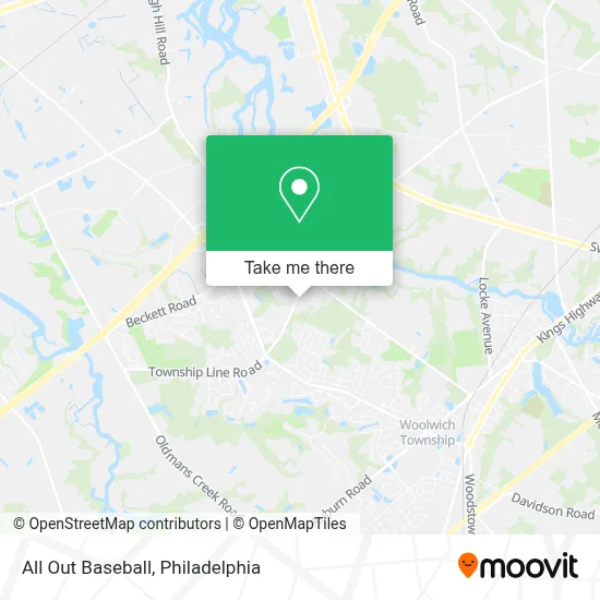 All Out Baseball map