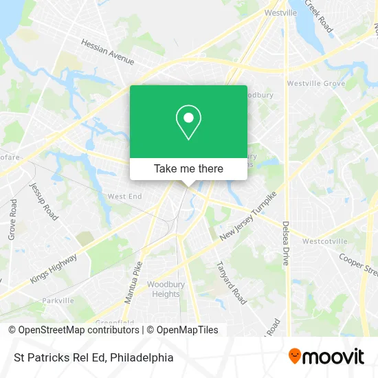 St Patricks Rel Ed map