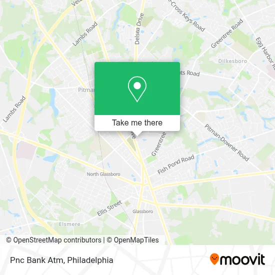 Pnc Bank Atm map