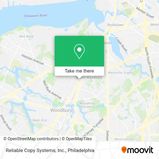 Reliable Copy Systems, Inc. map