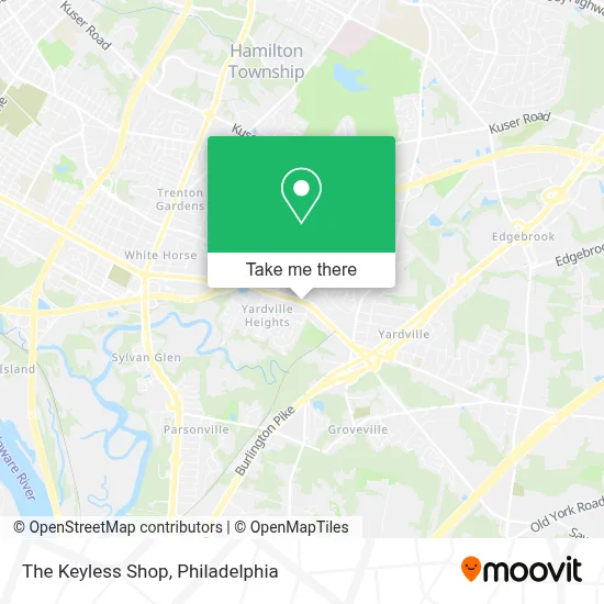The Keyless Shop map