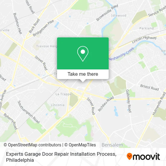 Experts Garage Door Repair Installation Process map