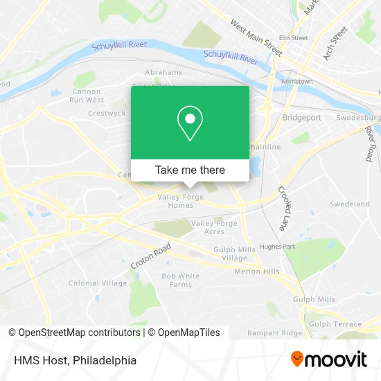 Hms Host map