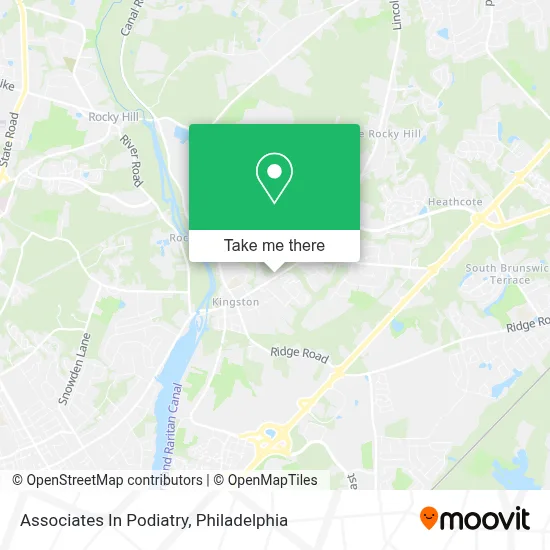 Associates In Podiatry map