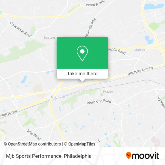 Mjb Sports Performance map