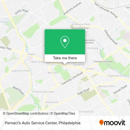 Pernaci's Auto Service Center map