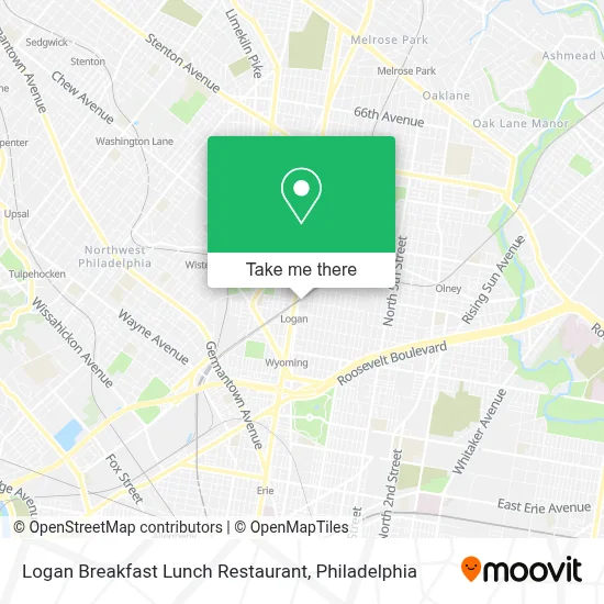 Logan Breakfast Lunch Restaurant map