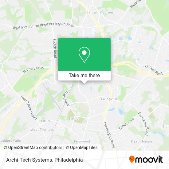 Archi-Tech Systems map