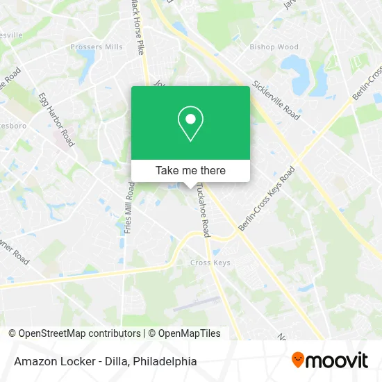 Amazon Locker - Dilla map