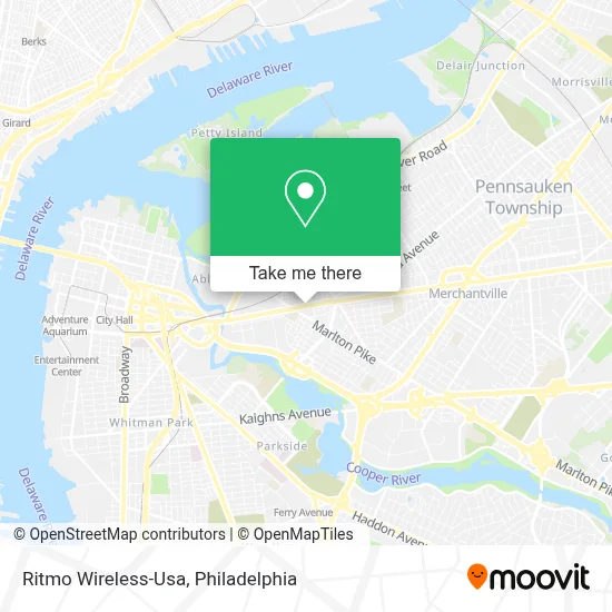 Ritmo Wireless-Usa map