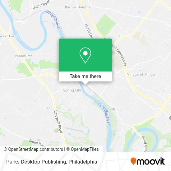 Parks Desktop Publishing map