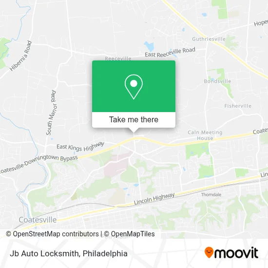 Jb Auto Locksmith map