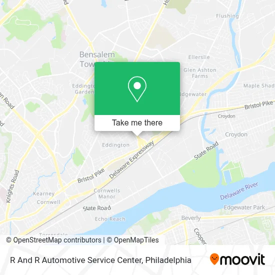 R And R Automotive Service Center map